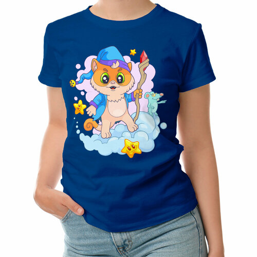 фото Футболка roly, размер l, синий