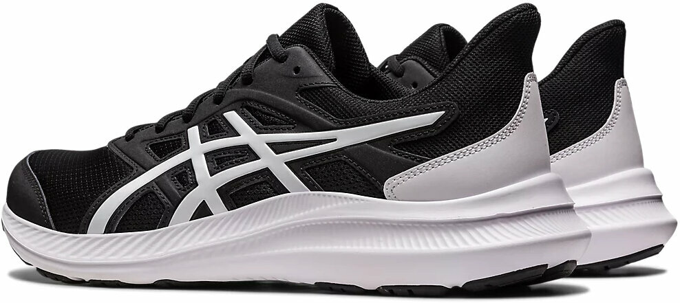 Кроссовки ASICS JOLT 4, полнота F, размер 10,5 US, черный, белый — фото 1