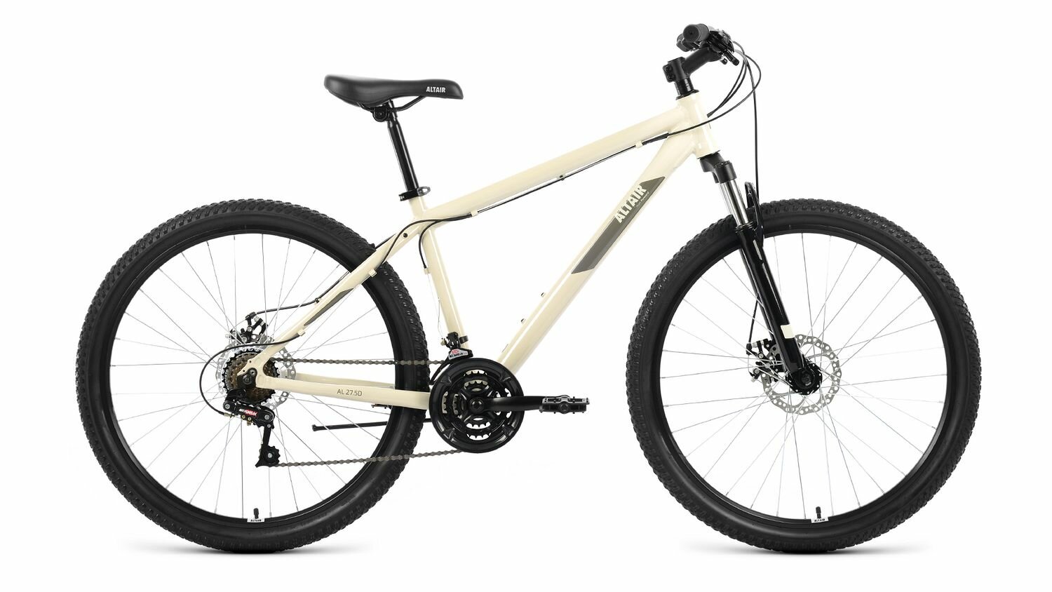 Велосипед ALTAIR 27,5 D (2022) (Велосипед AL 27,5 D (27,5" 21 ск. рост. 15") 2022, серый, RBK22AL27224)