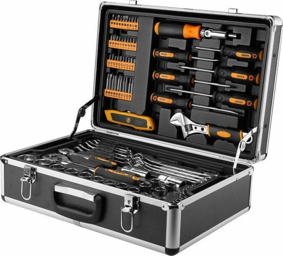 Набор инструментов DEKO DKMT95 профессиональный для дома и авто в чемодане premiu