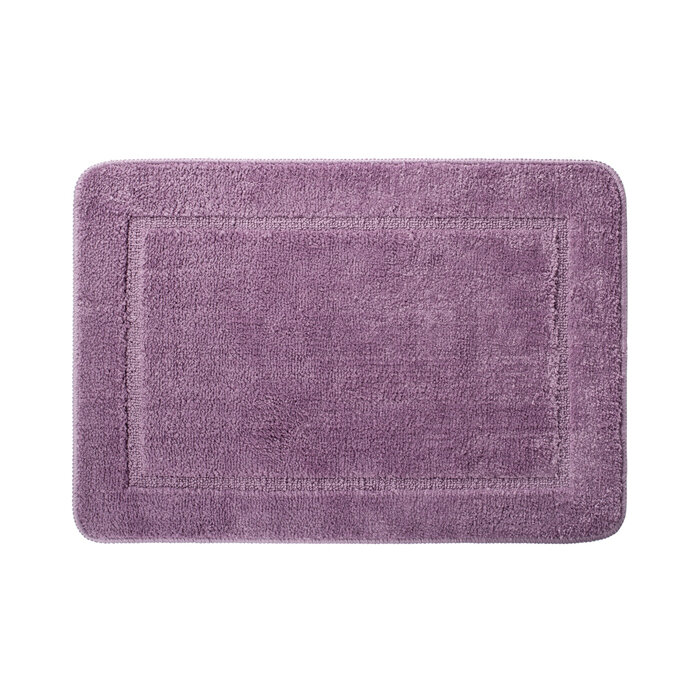 Коврик для ванной комнаты 65х45 микрофибра фиолетовый IDDIS PSQS01Mi12