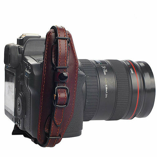 Кистевой ремень для фотокамер LYNCA E6 (кожа)