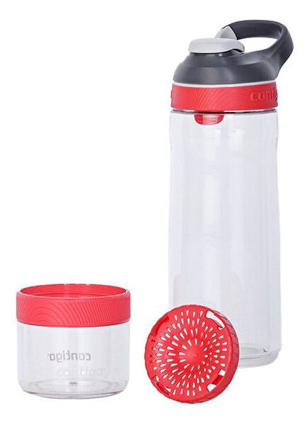 Бутылка Contigo Cortland Infuser 0.72л прозрачный/красный пластик (2095014)