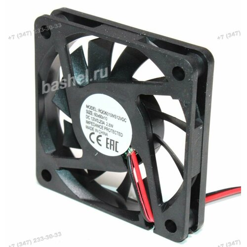 60х60х10мм RQD 6010MS 12VDC Вентилятор 59900₽