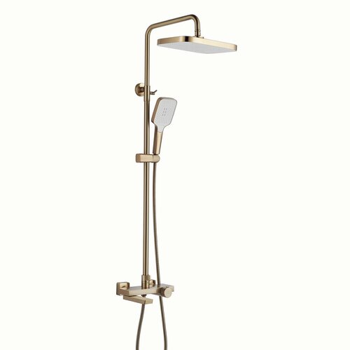 Rose Душевая система с термостатом Rose R1896H, черный