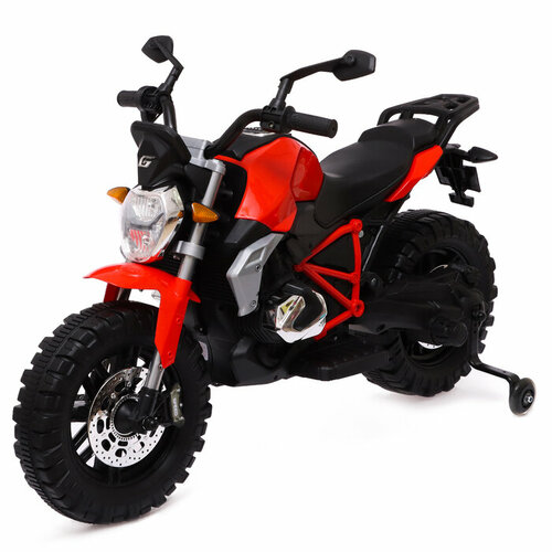 Мотоцикл «Эндуро», 2 мотора, цвет красный
