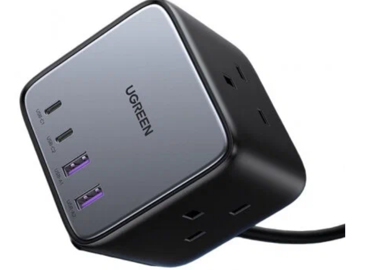 Сетевое зарядное устройство UGreen CD268, 65 Вт, USA, черный