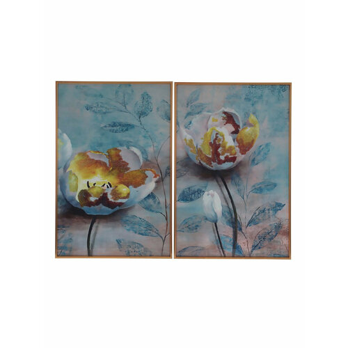 Панно набор из 2-х шт Remecoclub из полимера 79x3x59 см 7418₽