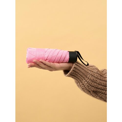 Мини-зонт , светло-розовый