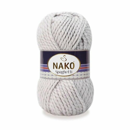 Пряжа Spaghetti (Nako), норка - 3079, 25% шерсть, 75% акрил, 5 мотков, 100 г, 60 м.