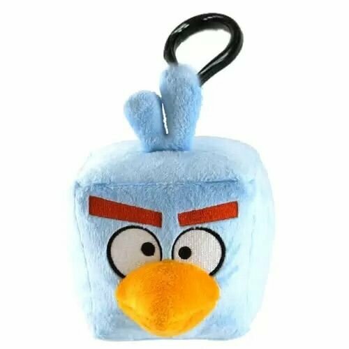 Мягкая игрушка-брелок Энгри Бердс Ледяная птица, Птицелёд ANGRY BIRDS Ice Bird, Icecube брелок angry birds 2