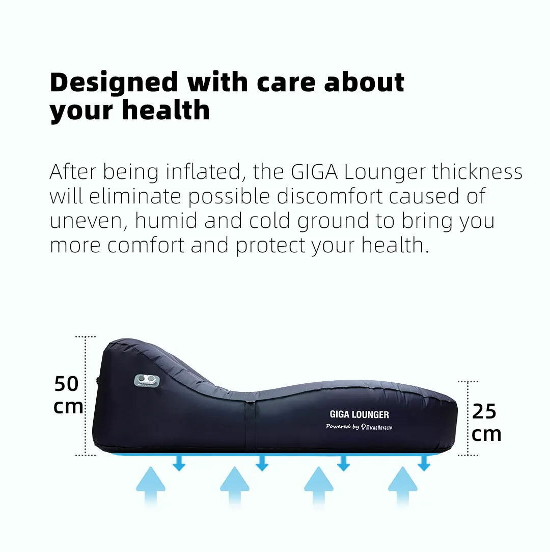 Картинки Матрас надувной Xiaomi YIXIU GS1 Функция внешний аккумулятор 180х70х50 180х70