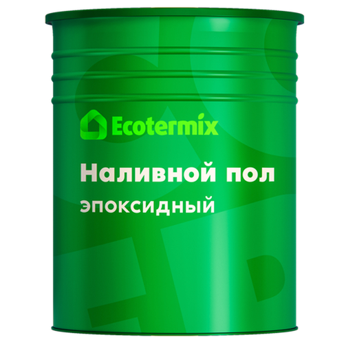 эпоксидный наливной пол топслой Эпоксидный наливной пол Ecotermix ровный пол Эколюкс 820, прозрачный 20 кг