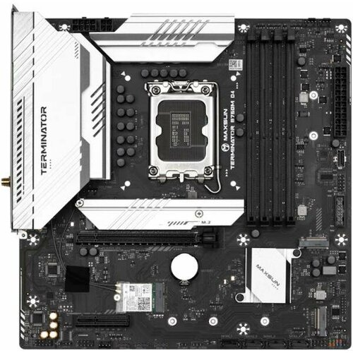 Материнская плата MB Maxsun LGA1700 1*PCIEx16, 1*PCIEx4, 3*M.2 , 4*SATA3, HDMI+DP, mATX, 4*DDR4