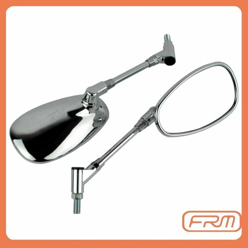 Зеркала с резьбой 10 мм на мотоцикл скутер мопед квадроцикл для мотоциклиста