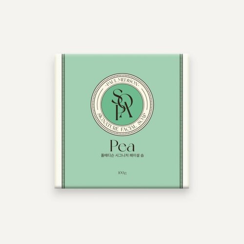 PAUL MEDISON Signature Pea Soap Туалетное мыло с экстрактом зелёного гороха 100г 378₽