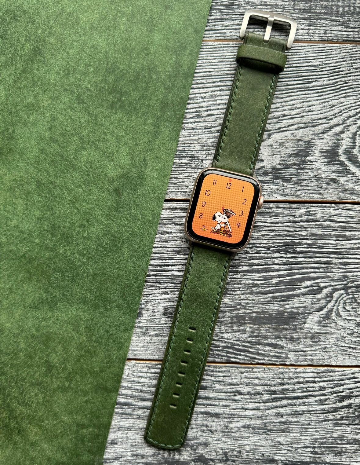 Кожаный ремешок для Apple Watch 38-40-41 мм, ручной работы