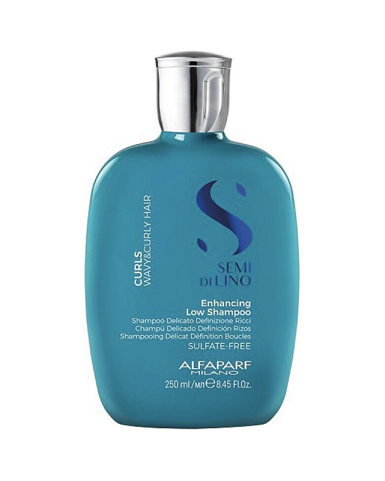 Alfaparf Milano шампунь для кудрявых и вьющихся волос Semi Di Lino Curls Enhancing Low Shampoo, 250 мл