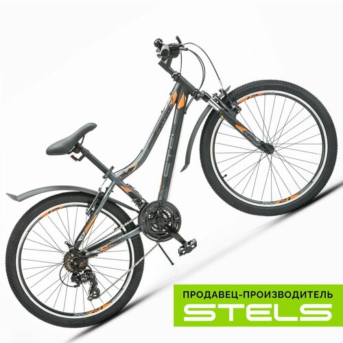 Велосипед подростковый Navigator-410 V 24 V010 Антрацитовый-Черный рама 12 item020 23010₽