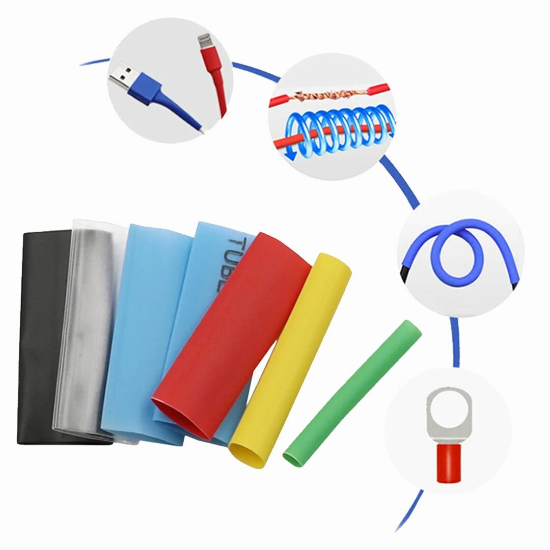 Набор термоусадочных трубок 580 шт — фото 1