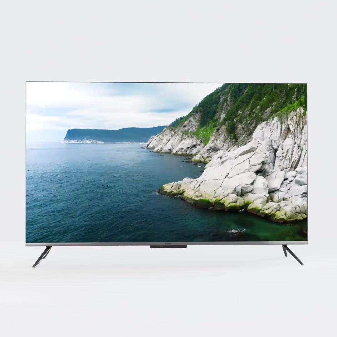 65" Телевизор Haier 65 Smart TV S3 VA RU HDR 4K UHD Android, серый — фото 1