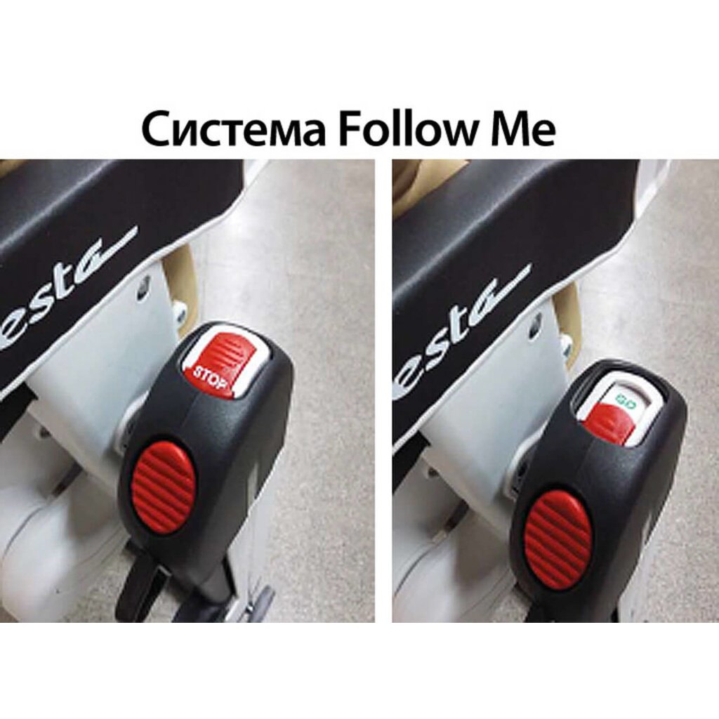 Стульчик для кормления-шезлонг 2 в 1 Peg Perego Siesta Follow Me Ice — фото 1