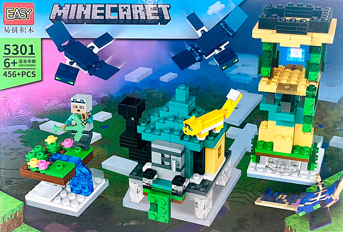 Конструктор EASY Minecraft "Небесная башня" 5301, 456 деталей