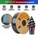Пластик Eryone Silk Twisted Rainbow PLA 1.75mm 1kg Vortex-Red & B...