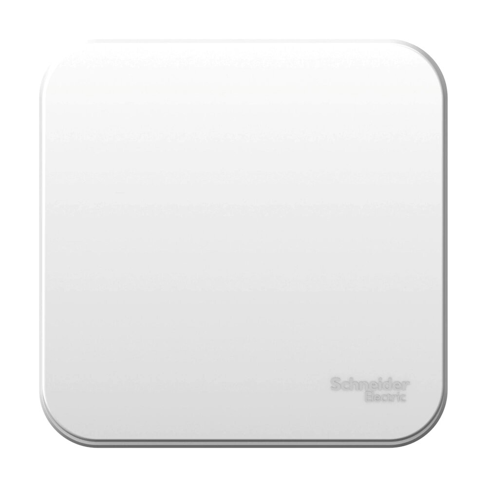 Кнопка звонка Schneider Electric Бланка белая