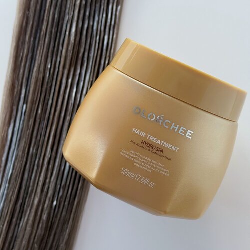 Изображение товара Маска SPA для поврежденных, пористых и осветленных волос OLORCHEE PROFESSIONAL c шелком и экстрактом подсолнуха, 500 мл.