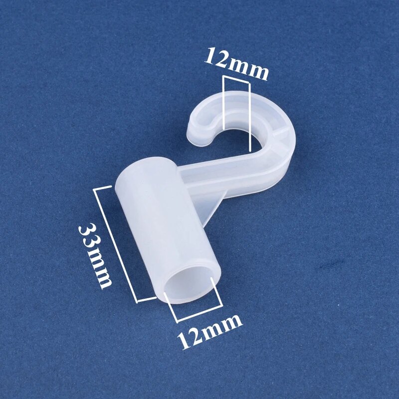 Пластиковые крючки для растений 12-25 мм белые 5/10 шт 5PCS Белый