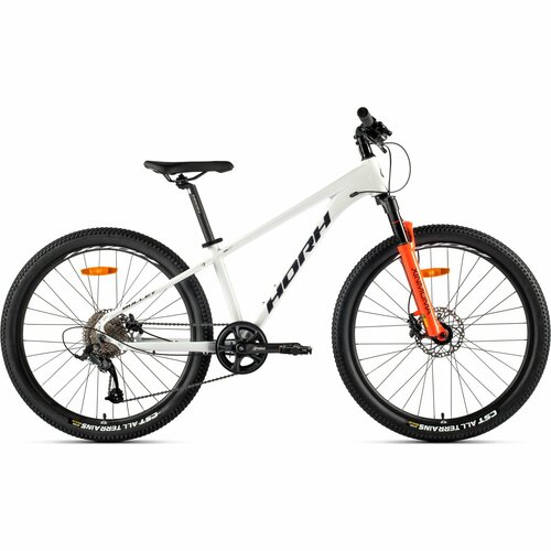 Велосипед HORH BULLET 26 2024 White-Orange подростковый для мальчиков, алюминиевая рама, дисковые гидравлические