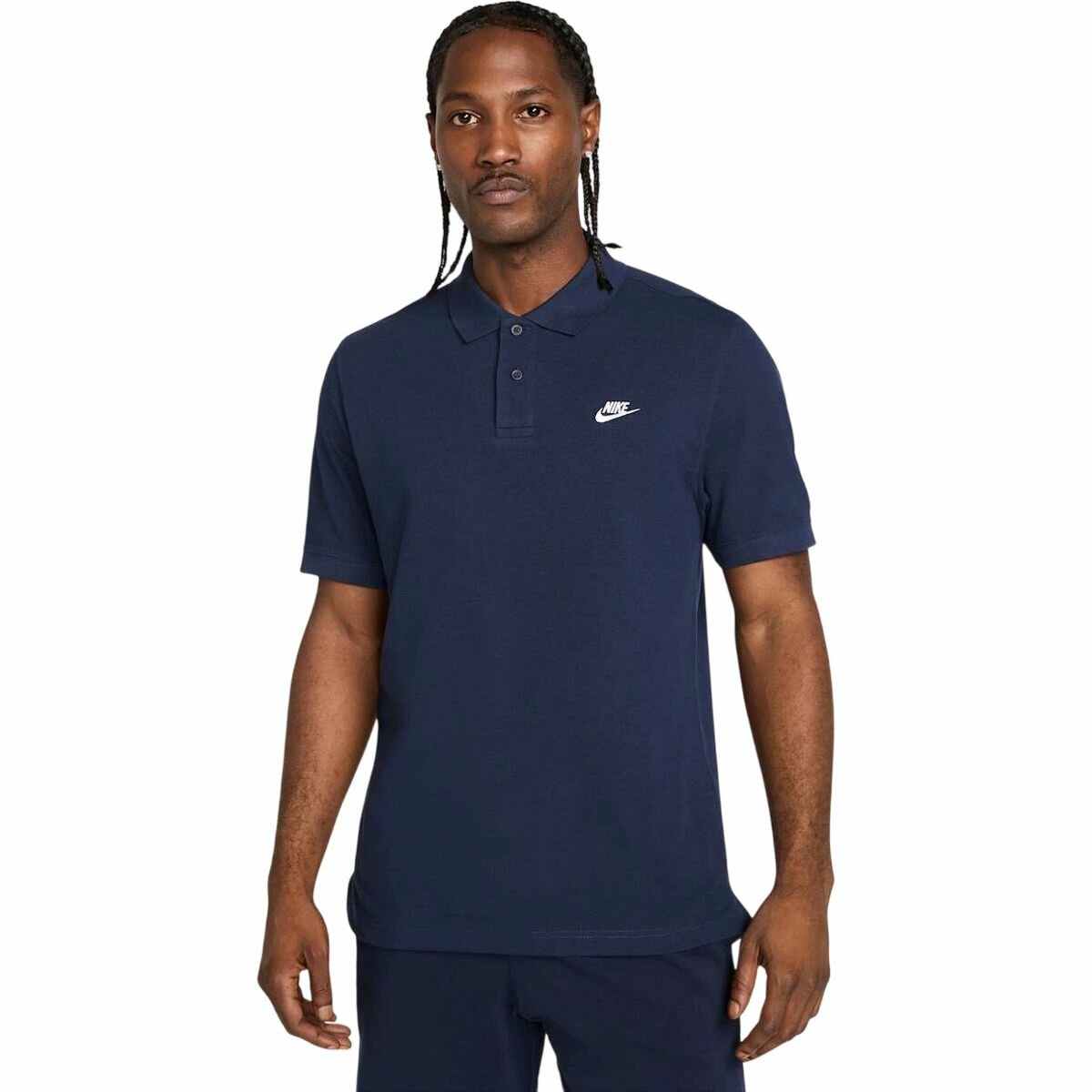 Nike M NK CLUB SS POLO PIQUE синий 100% Хлопок Мужчины Повседневный FN3894-451