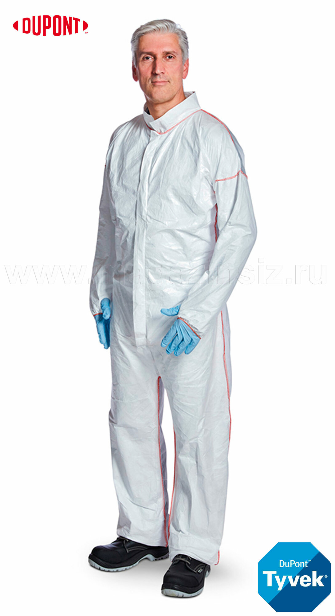 Комбинезон защитный Тайвек 400 Дуал Комби (Tyvek 400 Dual Combi) без капюшона (L)