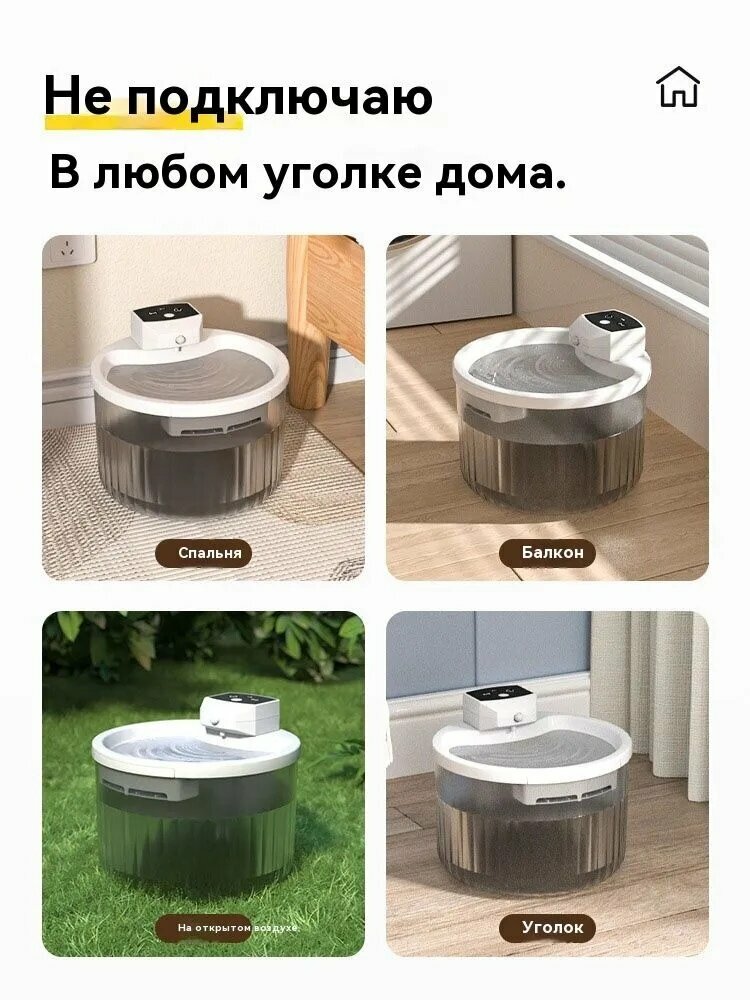 Изображение Xiaomi Питьевой фонтан для кошек и собак поилка-HDJ-CJ0913