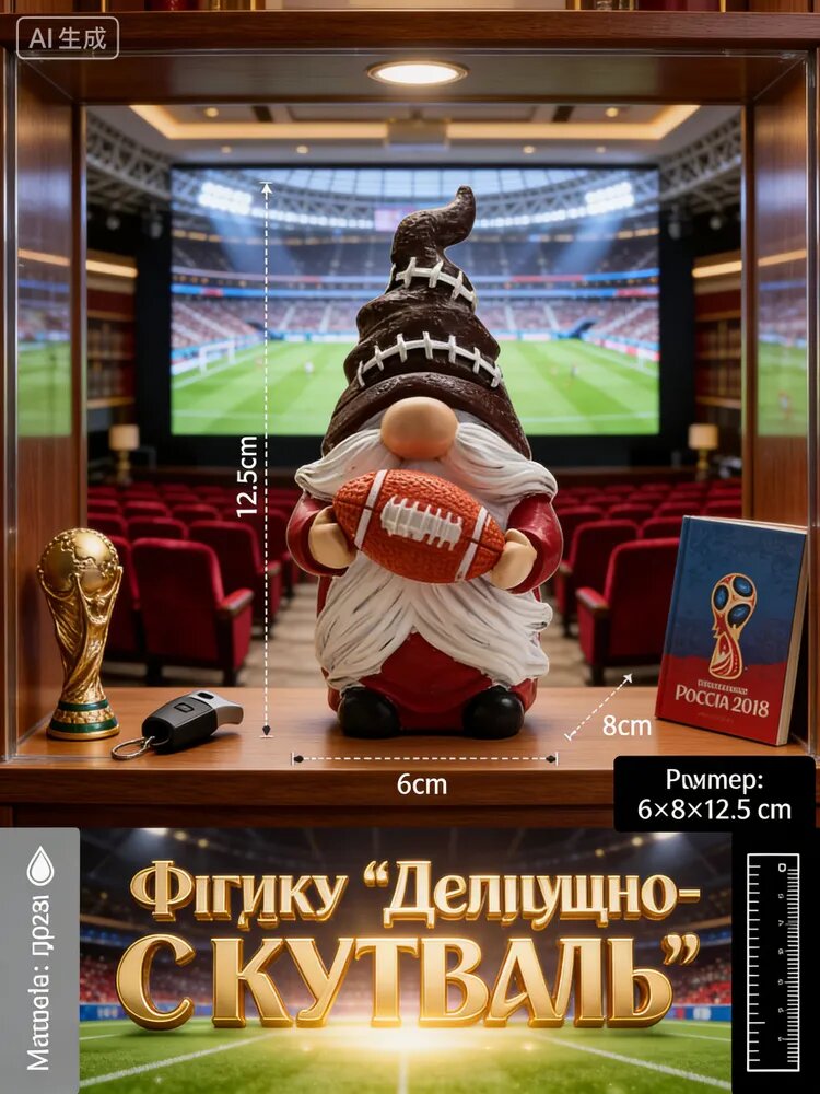 Украшение гнома для регби - статуя эльфа-гнома