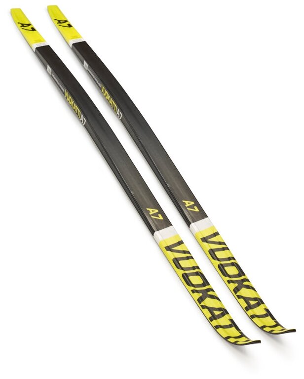 Лыжи беговые 205 см VUOKATTI Wax Black/Yellow