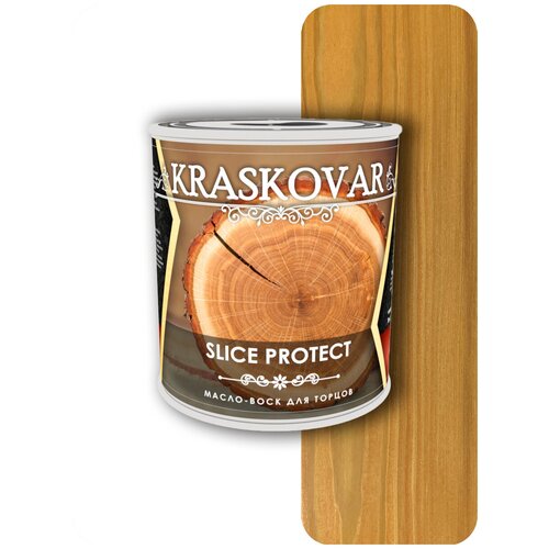 Масло для защиты торцов Kraskovar Slice Protect бук 0,75л