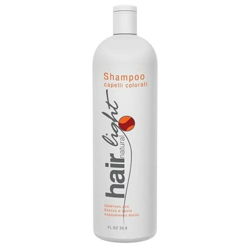 HAIR COMPANY Hair Natural Light Shampoo Capelli Colorati - Шампунь для блеска и цвета окрашенных волос 1000 мл