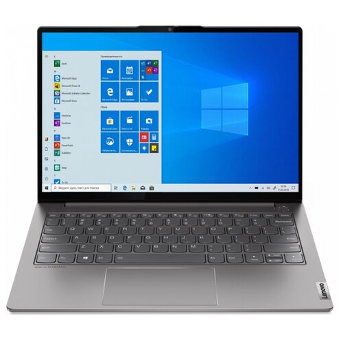 фото Ноутбук lenovo thinkbook 13s g3 acn (amd ryzen 7 5800u/13.3"/1920x1080/8gb/256gb ssd/dvd нет/amd radeon graphics/windows 10 pro) 20ya0004ru, минеральный серый