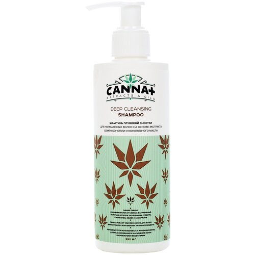 Canna+ Шампунь глубокой очистки для восстановления поврежденных волос 250 мл