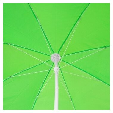 Зонт пляжный d 2,4м прямой N-240 NISUS, Салатовый - фотография № 4
