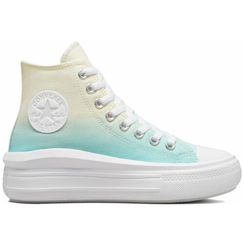 Кеды женские Converse Chuck Taylor All Star Move 572898 высокие зеленые (37)