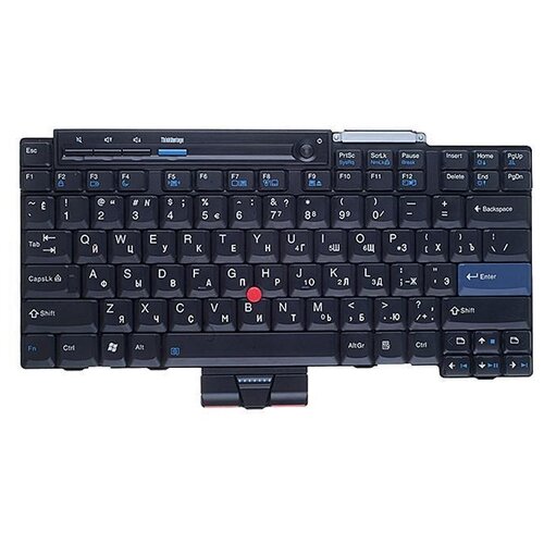 Клавиатура keyboard для ноутбука Lenovo X300 X301 черная гор Enter 42T3630 800₽