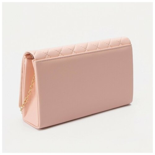 фото Сумка-клатч, отдел на клапане, цвет розовый нет бренда