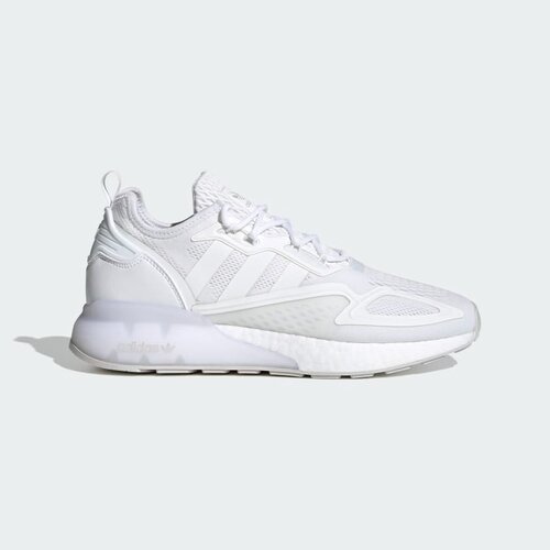 фото Кроссовки adidas zx 2k boost, полнота 10, размер 7,5 uk, белый, серый