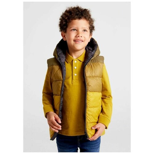 фото Жилет mayoral, размер 110 см, желтый, 4392