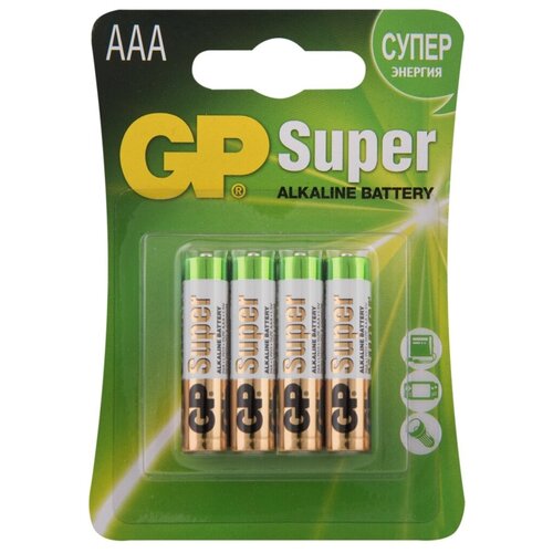 Батарейка AAA - GP Alkaline LR03 24A-2CR4 (4 штуки)