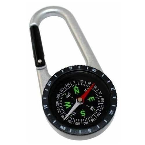 Дружба Компас с карабином, алюминиевый, большой (ДА-960), «Дружба»