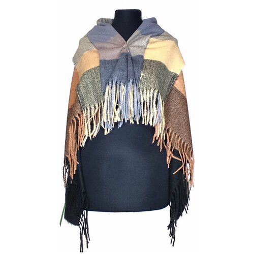 Палантин , 108х108 см, мультиколор